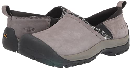 KEEN Women's Kaci 2 Winter Slip On Low Height Insulated Clog, Steel Grey/Black, 7.5