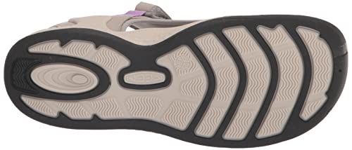 KEEN Women's Drift Creek Two Strap Open Toe Water Sandals, Drizzle/English Lavendar, 10
