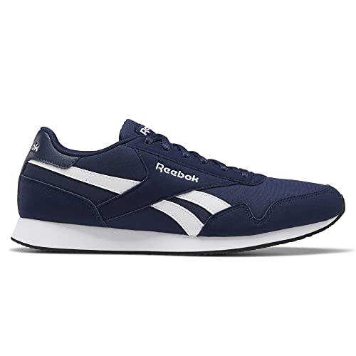 Reebok Unisex Royal Classic Jogger 3.0 Sneaker, Navy/White/Black, 11.5 US Men