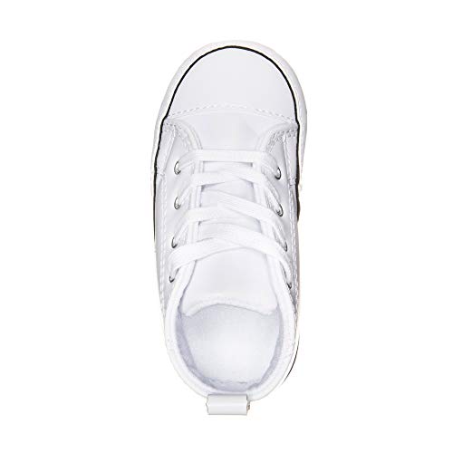 Converse Kids' First Star High Top Sneaker, White, Size 1 M Us Infant