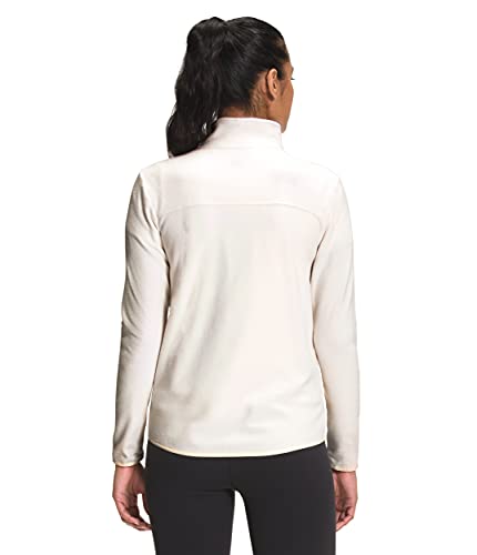 The North Face Women's TKA Glacier Full Zip Jacket, Gardenia White, M