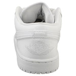 NIKE Air Jordan 1 Low Women's Shoes (DV0990-111, White/White-White) Size 10