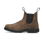 Blundstone 2242 Men's All-Terrain Thermal Series Waterproof Premium Leather Chelsea Boots with Insulated Shearling Footbed & Shock Absorption, Rustic Brown, 6.5 US Men / 5.5 AU
