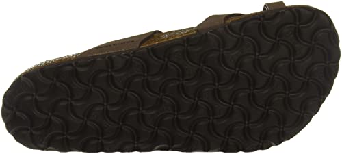 Birkenstock Women's, Arizona Shearling Lined Sandal - Narrow Width Mocha 42 M, 11