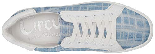 Circus NY by Sam Edelman Womens Devin Denim Acid Plaid Oxfords 9 M