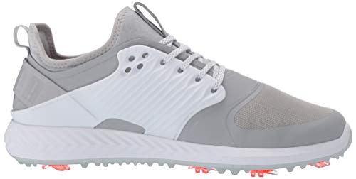 Puma Golf Men's Ignite Pwradapt Caged Golf Shoe, Gray Violet-Puma Silver-Puma White, 10 M US