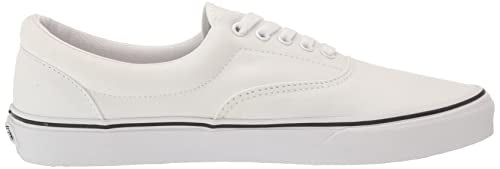 Vans VEWZNVY Unisex Era Canvas Skate Shoes,True White,Men's 4.5, Women's 6 Medium
