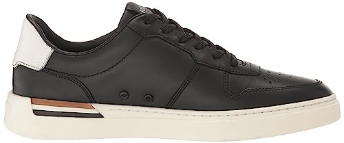 BOSS Clint Smooth Leather Cupsole Sneaker Black Oil