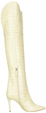 Schutz Women's Maryana Over-The-Knee Boot, Eggshell, 8