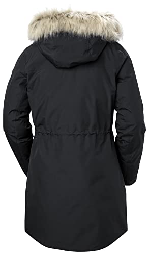 Helly-Hansen Women's Senja Insulated Winter Parka, 990 Black - Medium