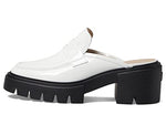 Stuart Weitzman Soho Mule White 7 B