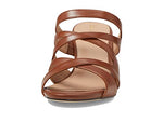 Cole Haan Alyse Heeled Sandal 65 mm Dark Sequoia Leather 8.5 B (M)