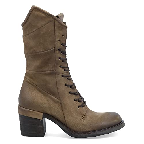 A.S.98 Jasper Women's Lace-Up Combat Boot Tobacco