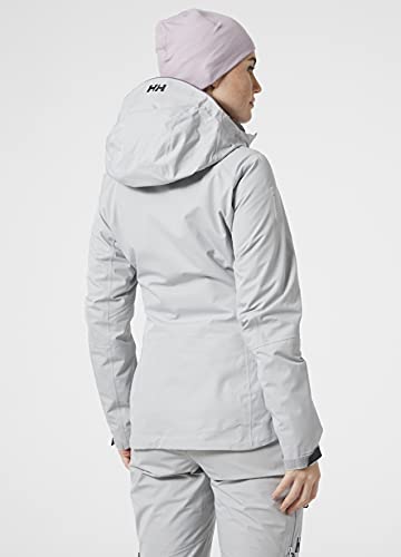 Helly-Hansen Womens Odin Mountain Infinity 3L Waterproof Sustainable Shell Jacket, 853 Grey Fog, Medium