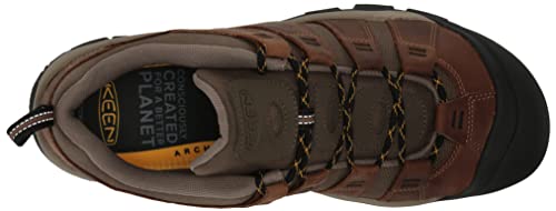 KEEN Men's Newport Durable Breathable Low Height Hiking Shoes, Toasted Coconut/Old Gold, 10