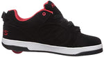 HEELYS Men's Little Kid Tennis Shoe, Black/Red, 13