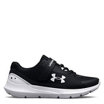 Under Armour Boys' Infant Surge 3 Alternate Closure, Black/White, 5K Medium US