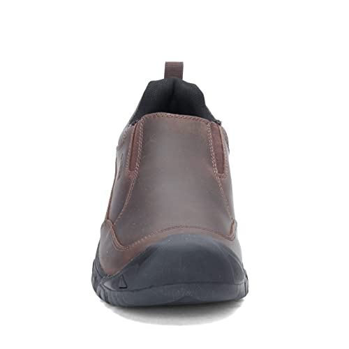 KEEN Men's Targhee 3 Slip On Shoes, Dark Earth/Mulch, 13