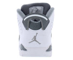Jordan Baby Boy's 6 Retro (Infant/Toddler) White/Medium Grey/Cool Grey 6 Toddler M