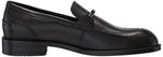 BOSS Tayil Smooth Leather Bit Loafer, Black Currant, 7.5