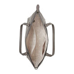 kate spade handbag for women Monica satchel crossbody pebbled leather, Hare grey