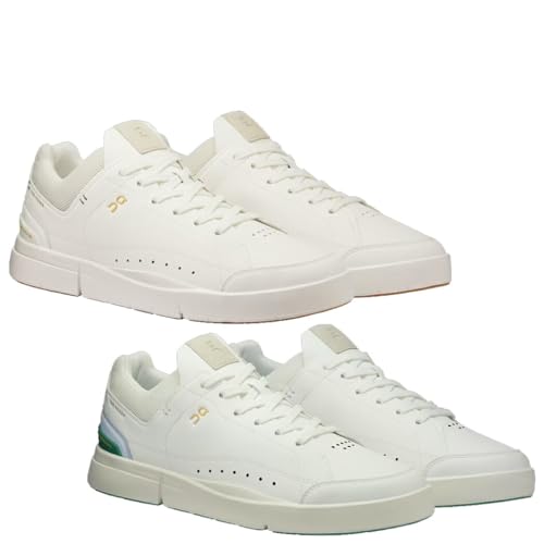 On Men's The Roger Centre Court Sneakers, White | Gum, 10 Medium US