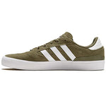 adidas Originals Men's Busenitz Vulc II Fashion Sneaker, Olive Strata/Cloud White/Gold Metallic, 9.5