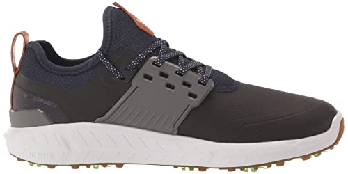 Puma Golf Men's Ignite Articulate Golf Shoe, Peacoat-Puma Silver-Quiet Shade, 12.5