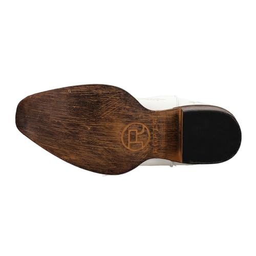 Roper Women's Riley Scroll Western Boot, Tan, 7