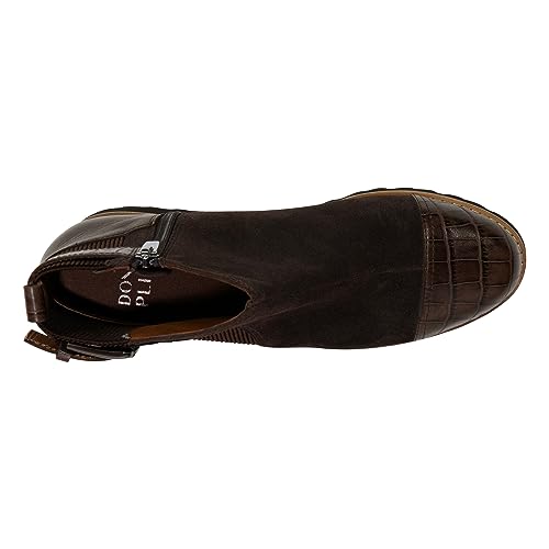 Donald Pliner Women's Cally Calf Suede Fashion Boot, Dark Brown, 10