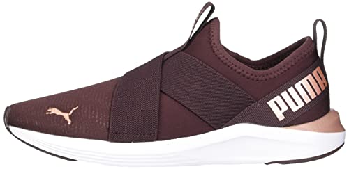 PUMA Prowl Slip-On Shine Women's Sneaker 9 B(M) US Fudge-Rose Gold