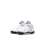 Jordan Baby Boy's 5 Retro (Infant/Toddler) White/Dark Concord/Black 8 Toddler M