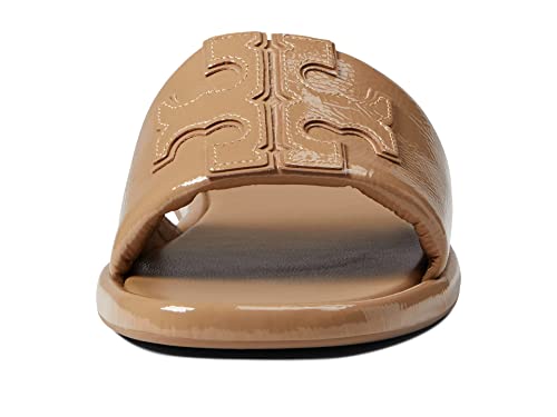 Tory Burch Double T Sport Slide Almond Flour 10 M