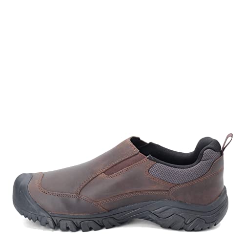 KEEN Men's Targhee 3 Slip On Shoes, Dark Earth/Mulch, 13