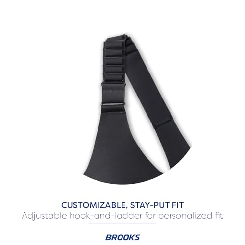 Brooks Women's Racerback 2.0 Sports Bra for High Impact Running, Workouts & Sports with Maximum Support - Asphalt - 34F