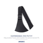 Brooks Women's Racerback 2.0 Sports Bra for High Impact Running, Workouts & Sports with Maximum Support - Asphalt - 34F