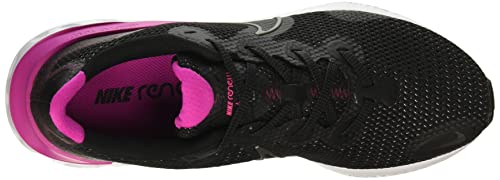 Nike Womens Renew Run Womens Running Shoes Ck6360-004 Size 9.5 Black