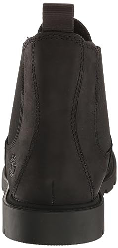 Timberland Women's Linden Woods Chelsea Boot, Black Full-Grain, 5.5
