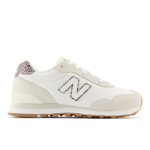 New Balance Women's 515 V3 Sneaker, Sea Salt/Mahogany, 6.5