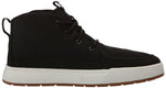Timberland Men's Maple Grove Mid Lace Up Sneaker, Black Nubuck, 11.5 Wide