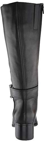 Naturalizer Womens DAELYNN Black Wide Calf Knee High Boots 10.5 M