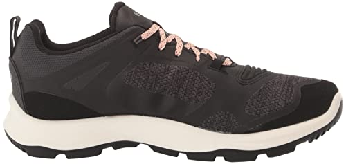 KEEN Women's Terradora Flex Low Height Waterproof Hiking Shoes, Black/Peachy, 8.5