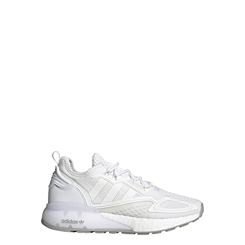 adidas ZX 2K Boost Shoes Kids', White, Size 3.5