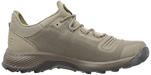 KEEN Men's Tempo Flex Low Height Waterproof Hiking Shoes, Timberwolf/Timberwolf, 10