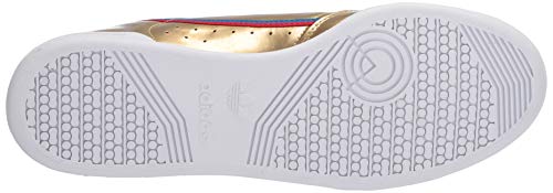 adidas Originals Men's Continental 80 Sneaker, Gold Metallic/Crystal White, 5 M US