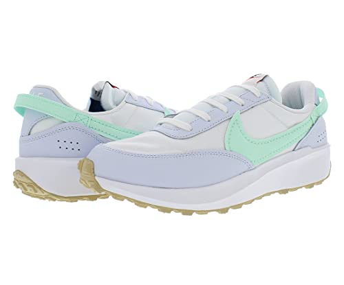 Nike Waffle Debut Sneaker, White/Football Grey/Marina/Mint, 10 UK (10.5 US)