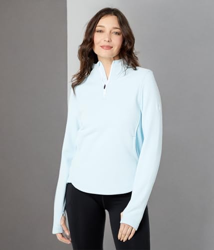 Spyder Women's Aspire Fleece Jacket, Frost White Melange, Medium