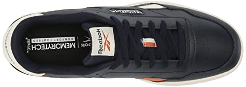 Reebok Unisex Court Advance Sneaker, Vector Navy/Chalk/Burnt Orange, 6 US Men