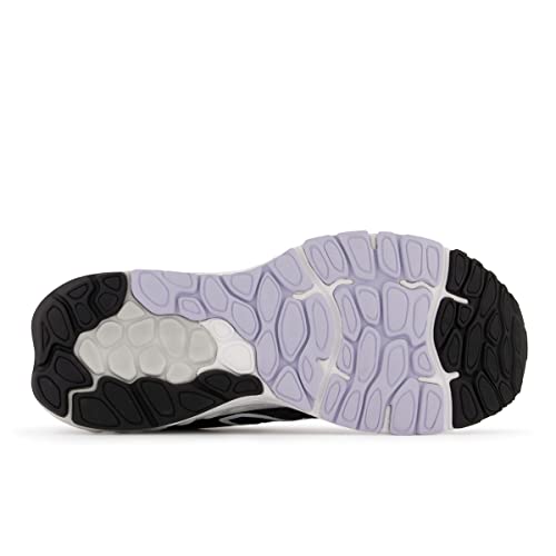 New Balance Women's Fresh Foam X 880 V12 Running Shoe, Black/Violet Haze, 10.5 X-Wide