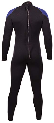 Henderson Thermoprene 3mm Men's Jumpsuit (Back Zip) - Black/Blue - X-Large